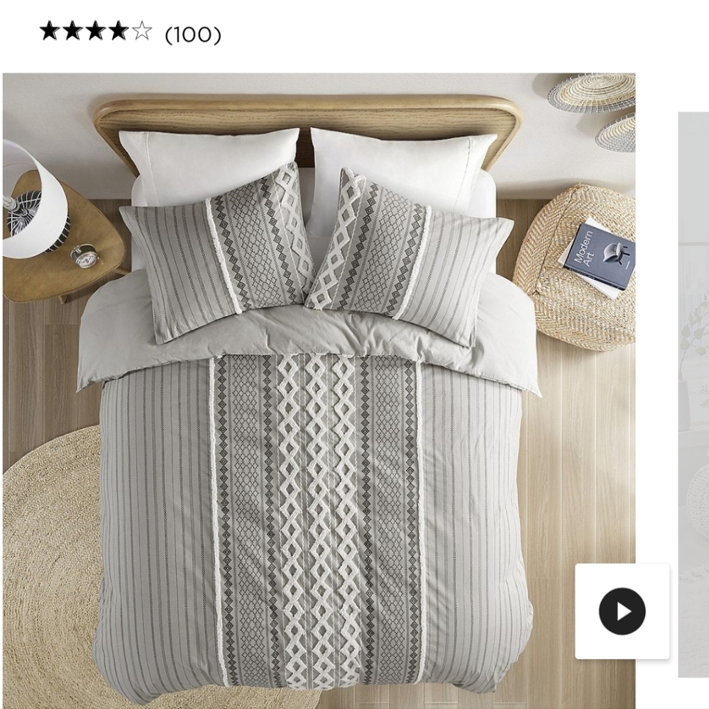 INK+IVY Imani Cotton Comforter SetFULL/QUEEN, Gray
